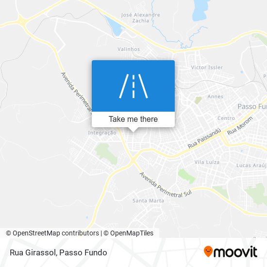 Rua Girassol map