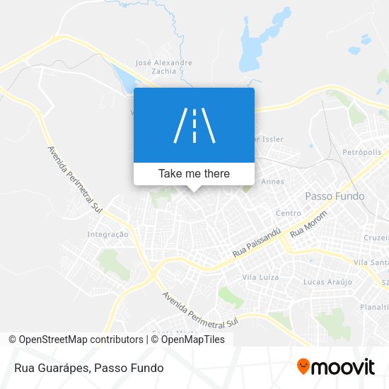 Rua Guarápes map