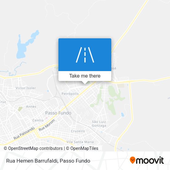 Rua Hemen Barrufaldi map