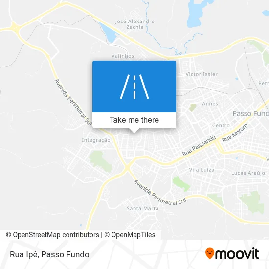 Rua Ipê map