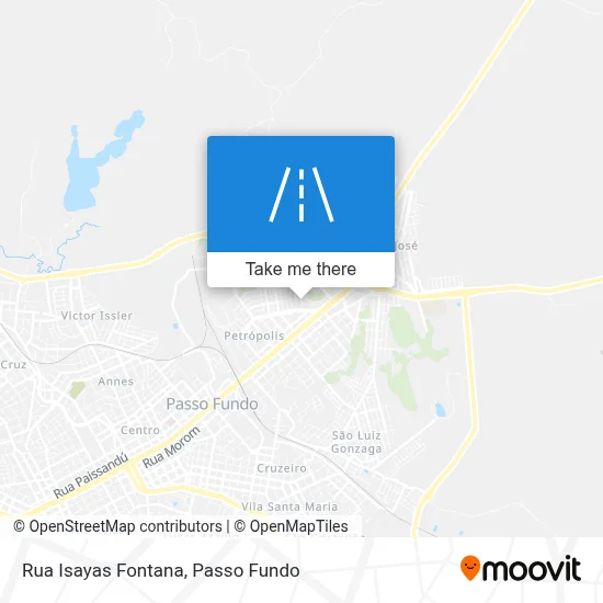 Rua Isayas Fontana map