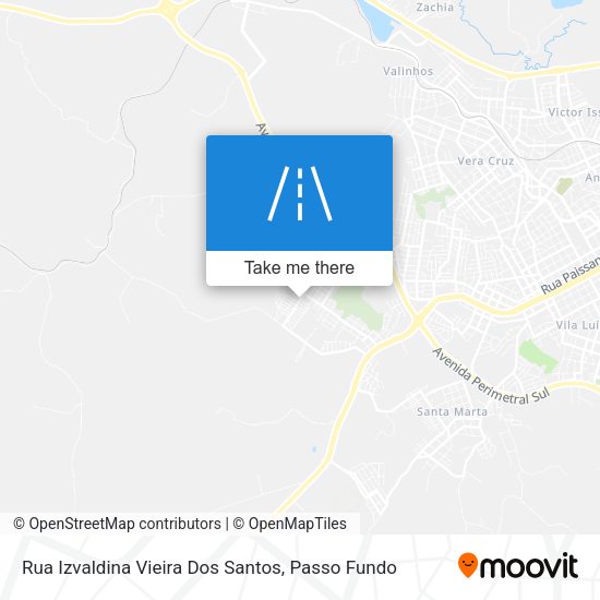 Rua Izvaldina Vieira Dos Santos map