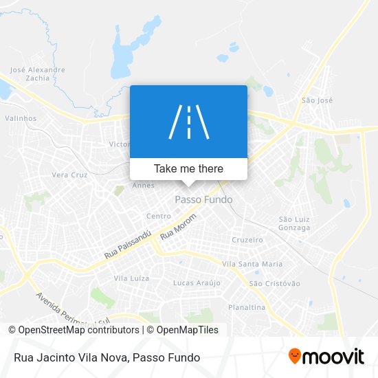 Rua Jacinto Vila Nova map