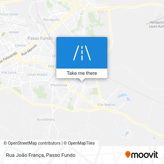 Rua João França map