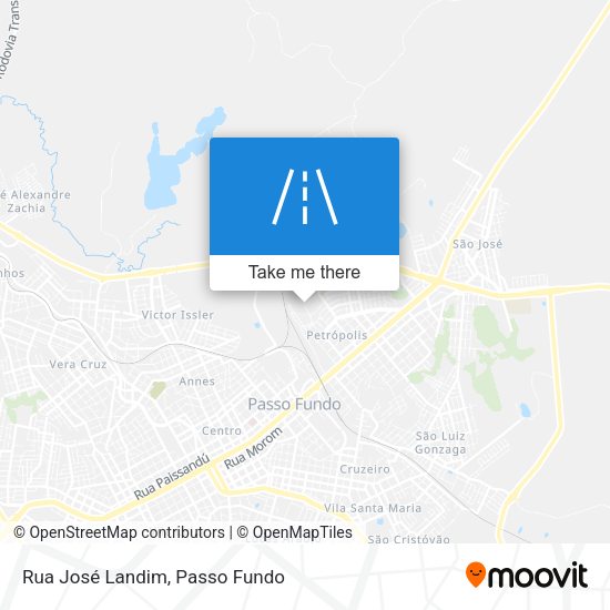 Rua José Landim map