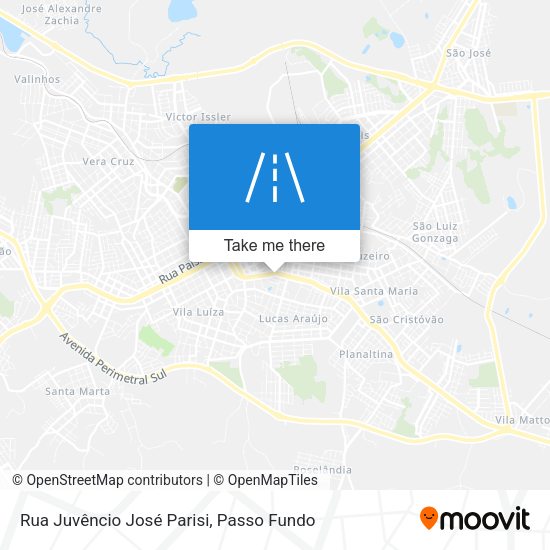 Rua Juvêncio José Parisi map