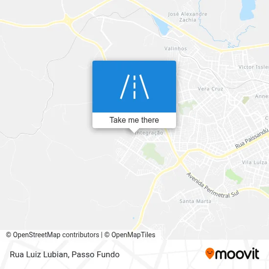 Rua Luiz Lubian map