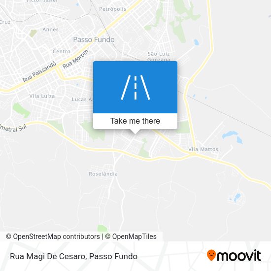 Rua Magi De Cesaro map