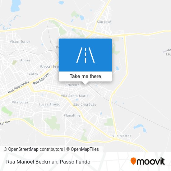 Rua Manoel Beckman map
