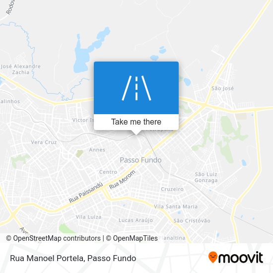 Rua Manoel Portela map
