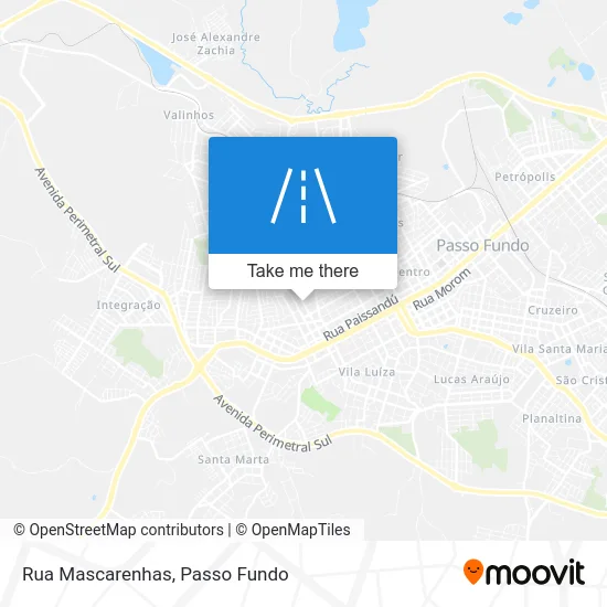 Rua Mascarenhas map