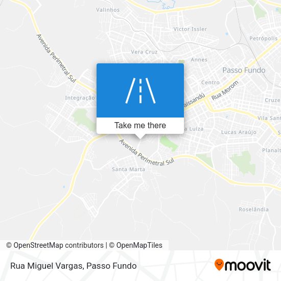 Rua Miguel Vargas map