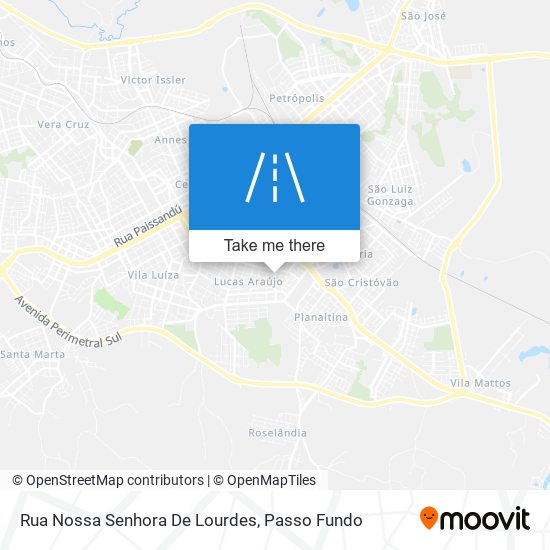 Rua Nossa Senhora De Lourdes map