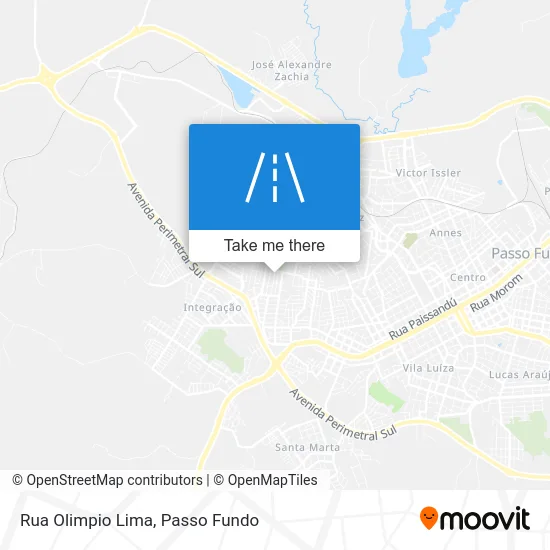 Rua Olimpio Lima map