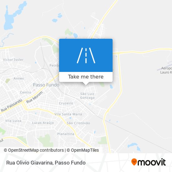 Rua Olivio Giavarina map