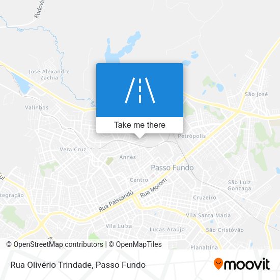 Rua Olivério Trindade map