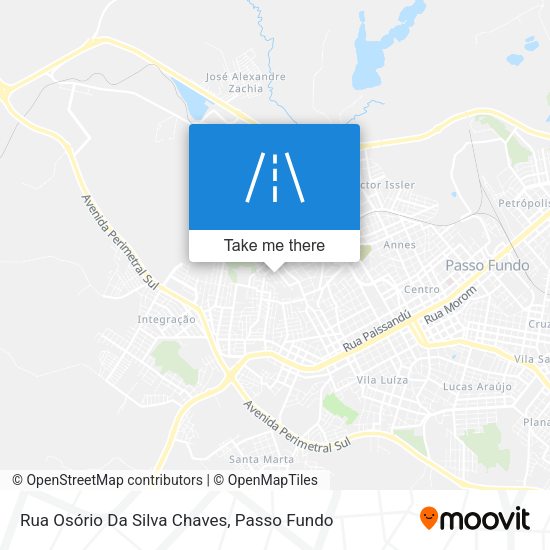 Rua Osório Da Silva Chaves map