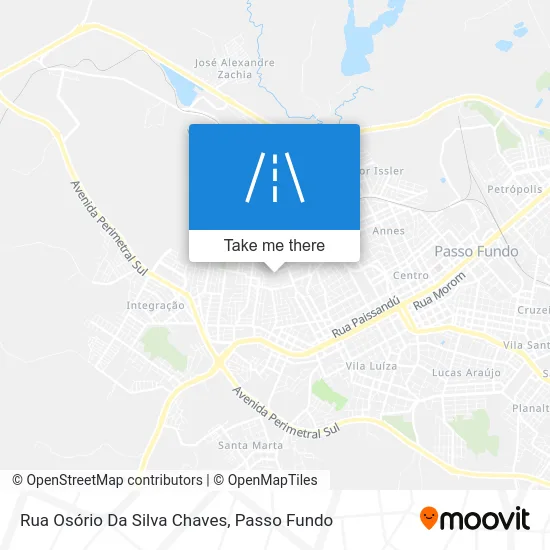 Rua Osório Da Silva Chaves map