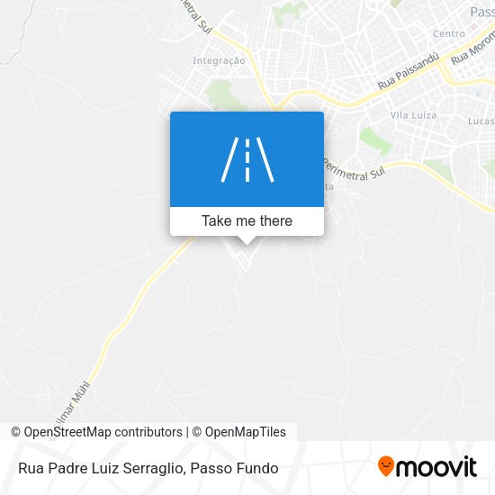 Rua Padre Luiz Serraglio map