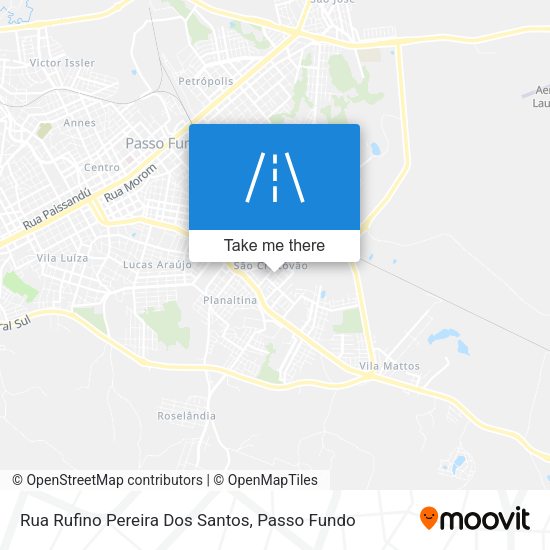 Rua Rufino Pereira Dos Santos map