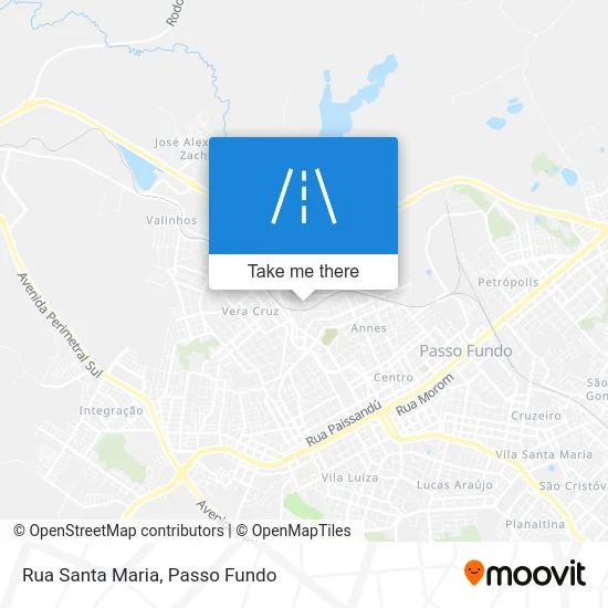 Rua Santa Maria map