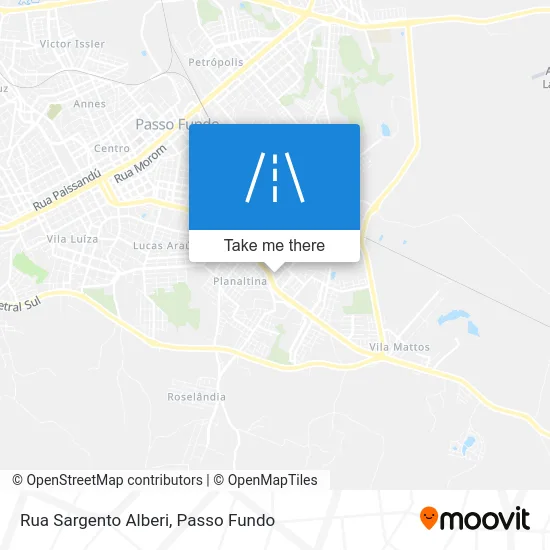 Rua Sargento Alberi map