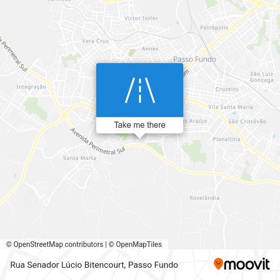 Rua Senador Lúcio Bitencourt map