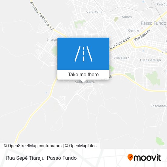 Rua Sepé Tiaraju map