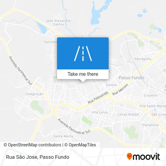 Rua São Jose map
