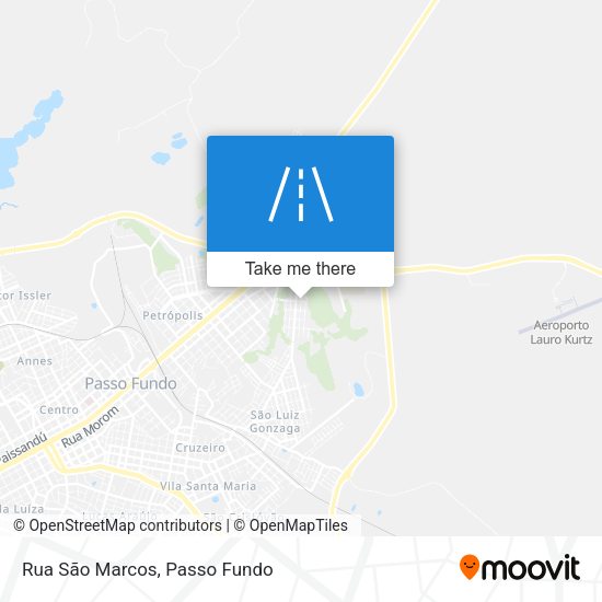 Rua São Marcos map