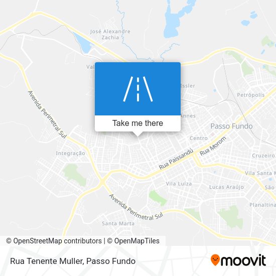 Rua Tenente Muller map