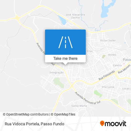 Rua Vidoca Portela map