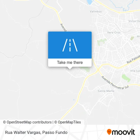 Rua Walter Vargas map