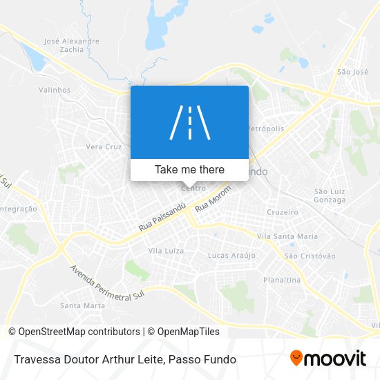 Travessa Doutor Arthur Leite map