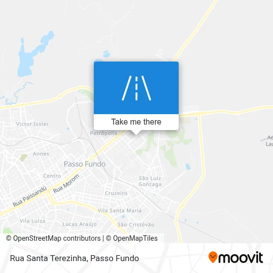 Rua Santa Terezinha map