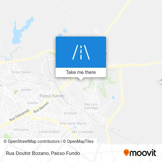 Rua Doutor Bozano map