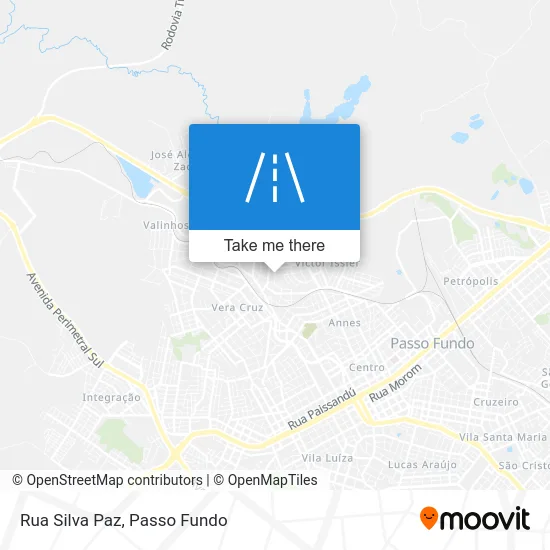 Rua Silva Paz map