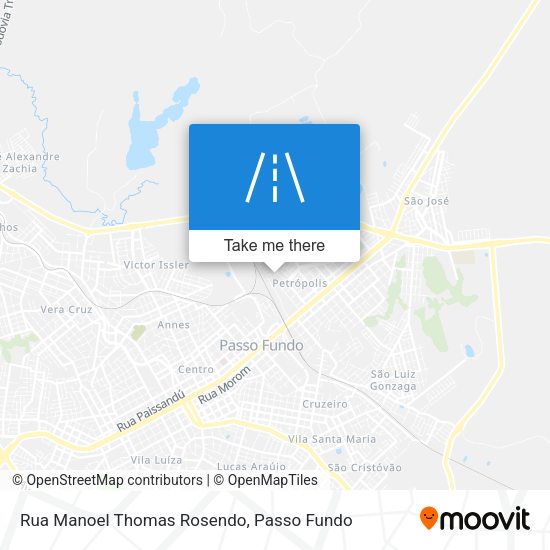 Rua Manoel Thomas Rosendo map