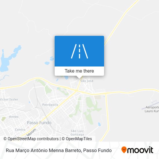Rua Março Antônio Menna Barreto map