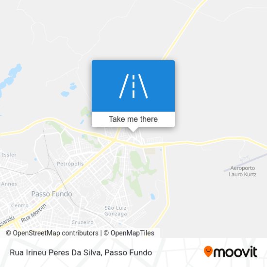 Rua Irineu Peres Da Silva map