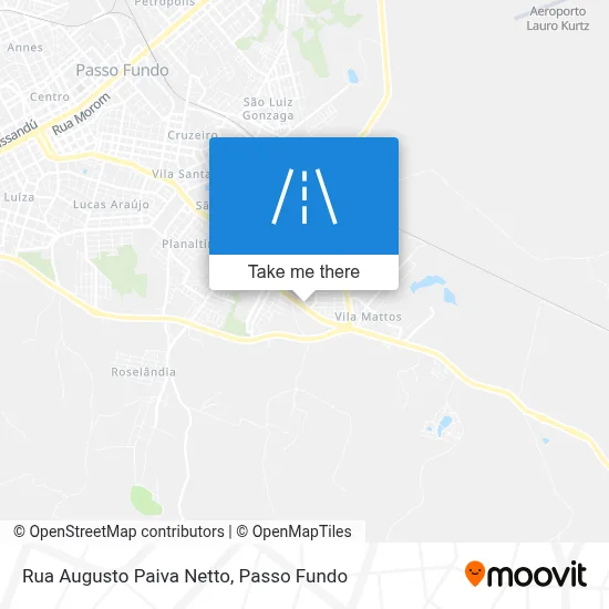 Rua Augusto Paiva Netto map