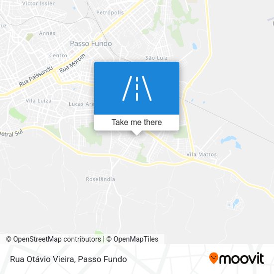 Rua Otávio Vieira map