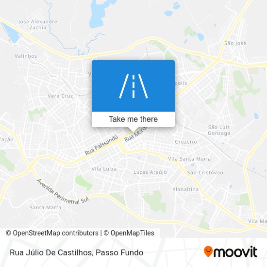 Rua Júlio De Castilhos map
