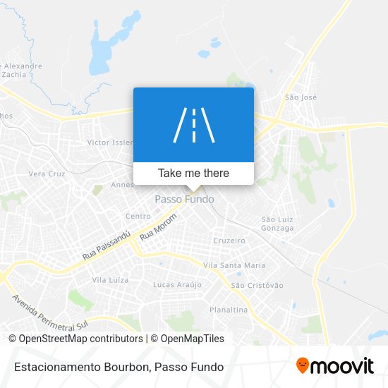 Estacionamento Bourbon map