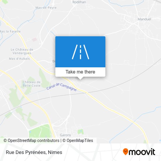 Rue Des Pyrénées map