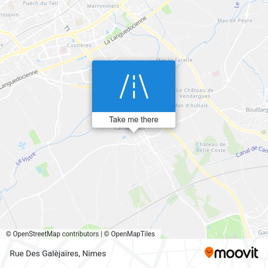 Rue Des Galèjaïres map
