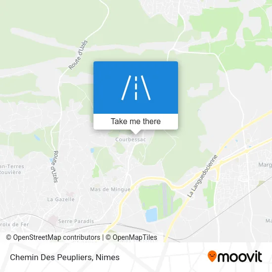 Chemin Des Peupliers map