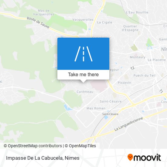 Impasse De La Cabucela map