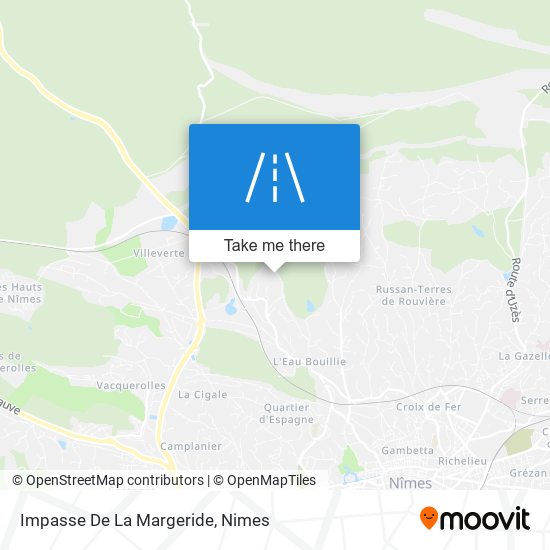 Impasse De La Margeride map