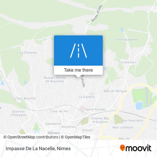 Impasse De La Nacelle map